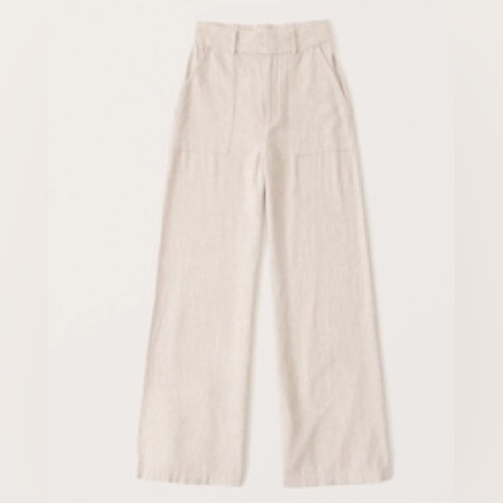 Abercrombie & Fitch Tailored Wide Leg Pant